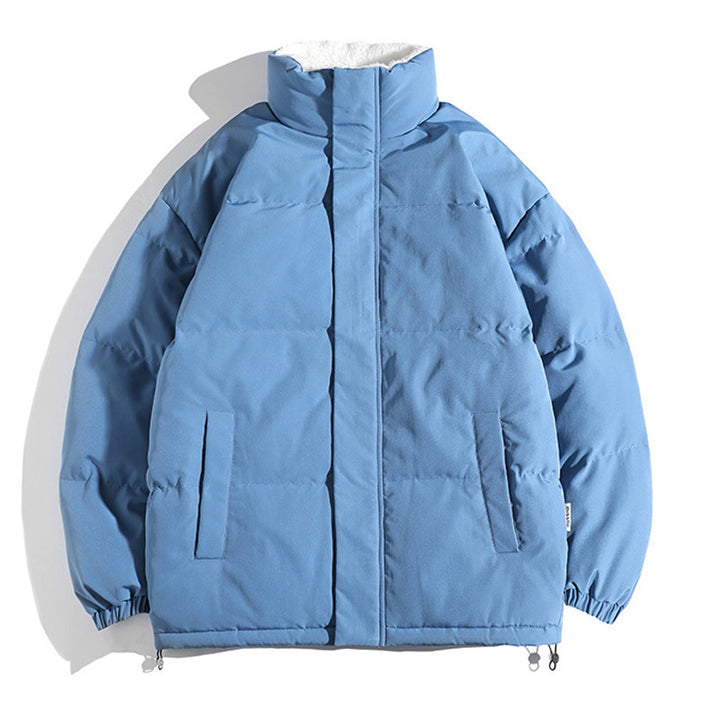 Ladies warming down coat with high collar and side pockets Lune London