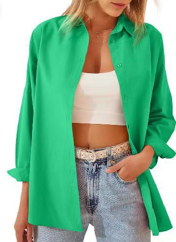 Loose women's blouse with buttoned front and elegant cut Lune London