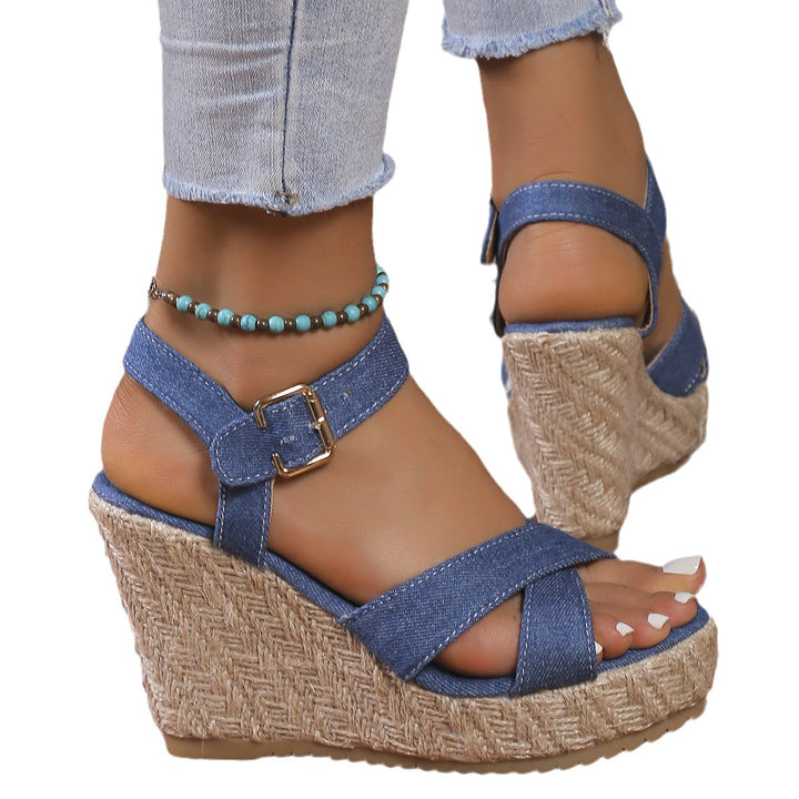 Trendy espadrilles for women with adjustable strap Lune London