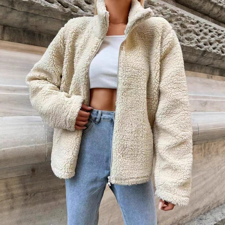 Ladies cozy fleece jacket Lune London