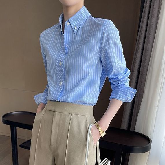 Blouse rayée classique pour femmes Chic & Stil