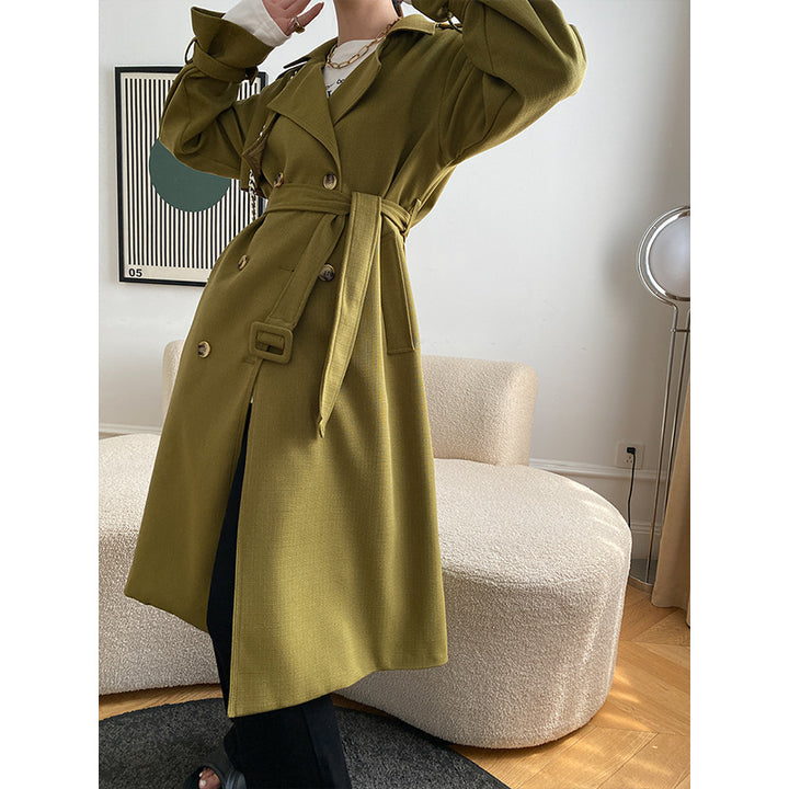 Women's Fashionable Trench Coat with Elegant Cut Chic & Stil