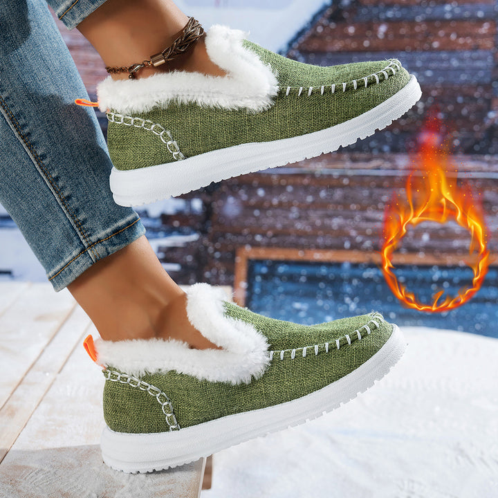 Ladies Comfortable and Cozy Sneakers Lune London