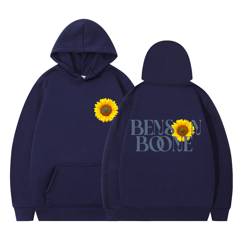 Women's hoodie with unique sunflower design and comfortable fit Lune London