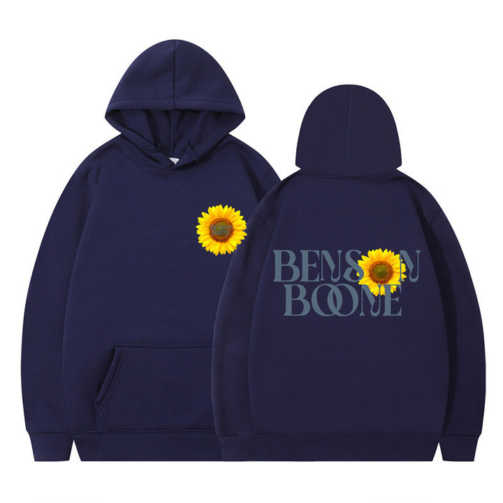 Women's hoodie with unique sunflower design and comfortable fit Lune London