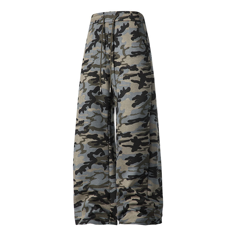 Lune London casual leisure pants for women in camouflage style