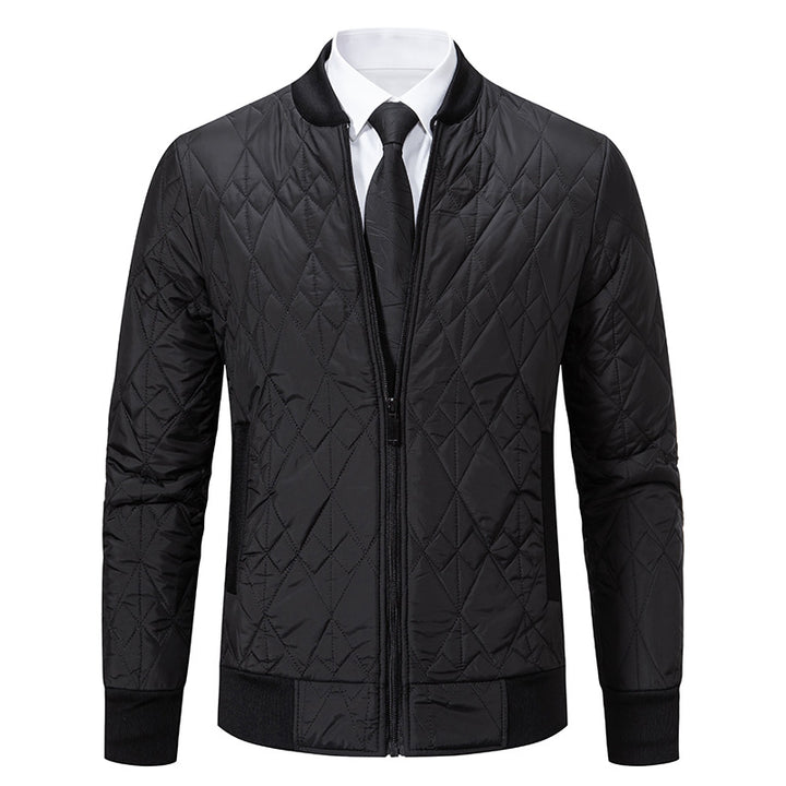 Padded leisure jacket for men with a stylish design and a high collar Lune London