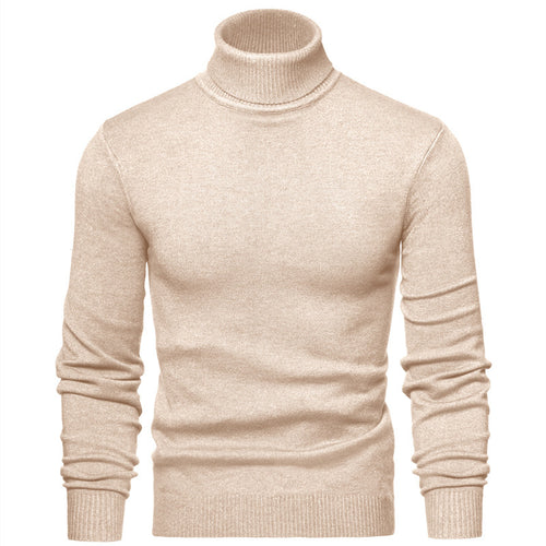 Timeless turtleneck sweater for men in soft wool Lune London