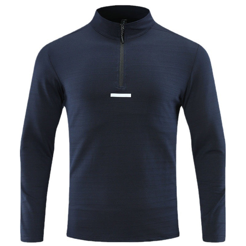 Functional pullover for women with high collar and half-zip Lune London