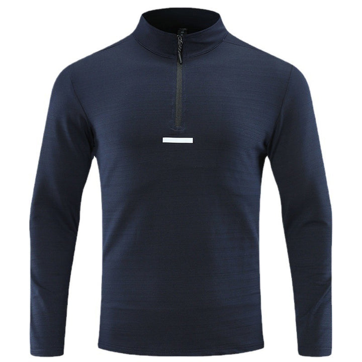 Functional pullover for women with high collar and half-zip Lune London
