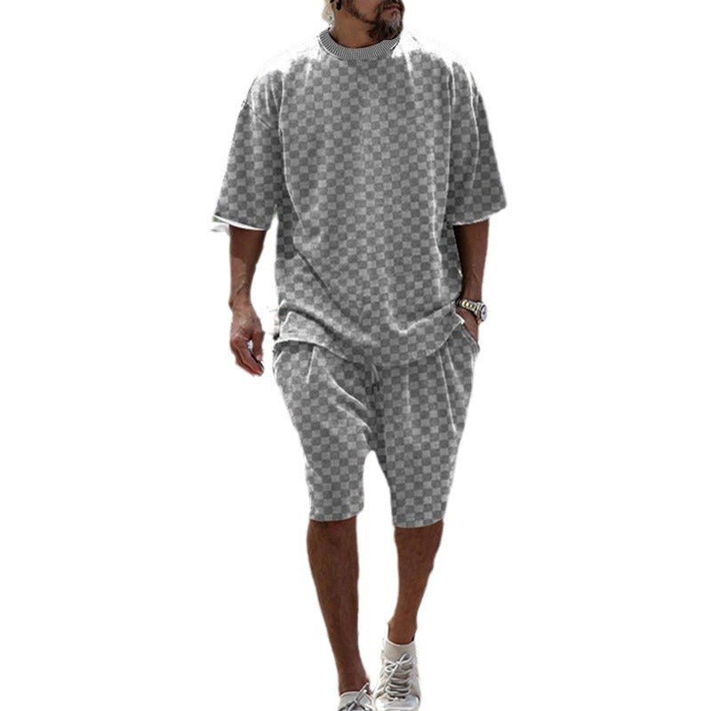 Short-sleeve set for men in breathable material with a comfortable fit Lune London