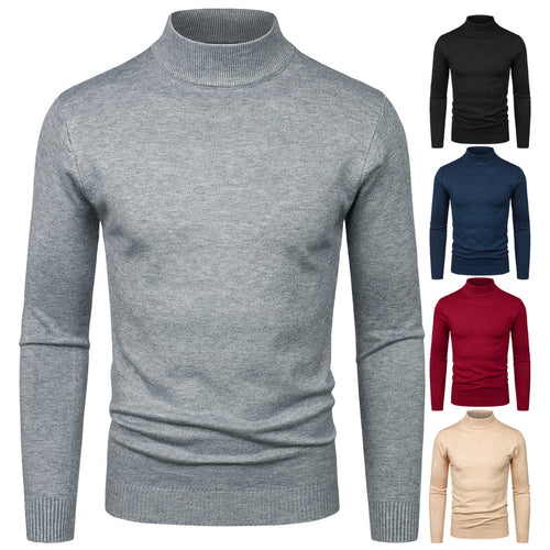Men's high-quality fine cotton turtleneck sweater Lune London