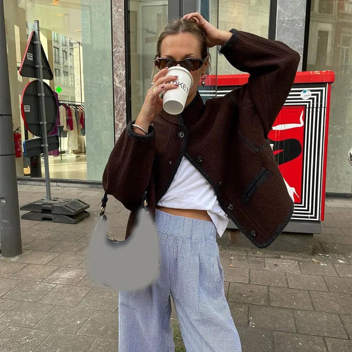 Lune London oversized wool jacket for women