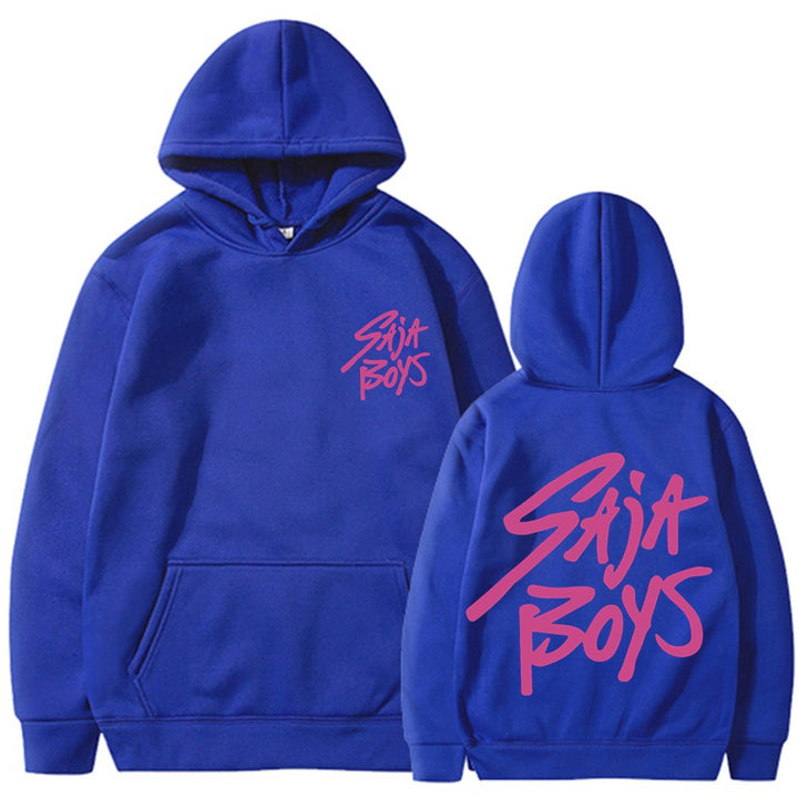 Women's hoodie with distinctive lettering and kangaroo pocket Chic & Stil