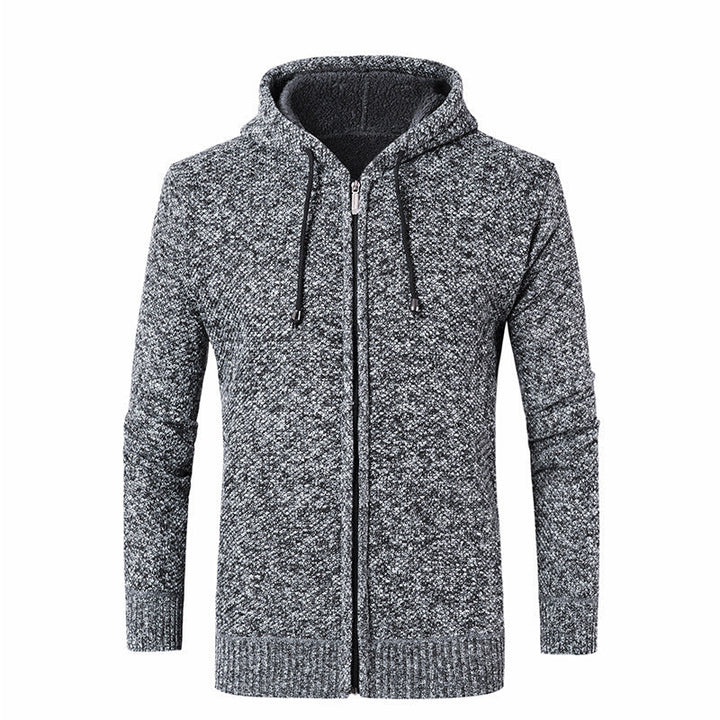 Men's Modern Cardigan with Hood and Soft Inner Lining Lune London