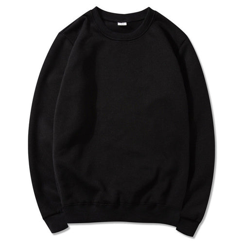 Women's sweatshirt made of soft fleece material with a classic round neckline Lune London
