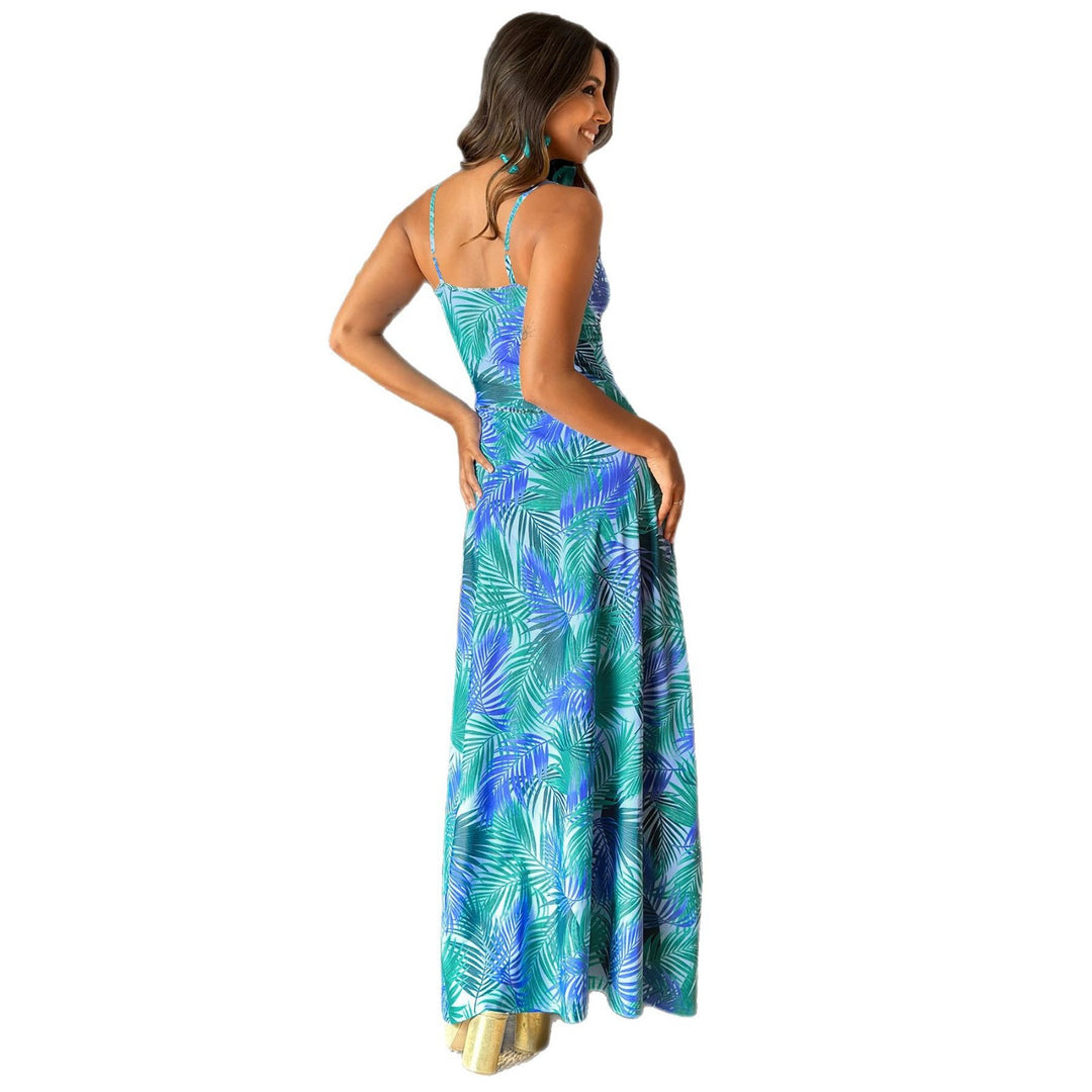Ladies Elegant Maxi Dress Floral Print Lune London