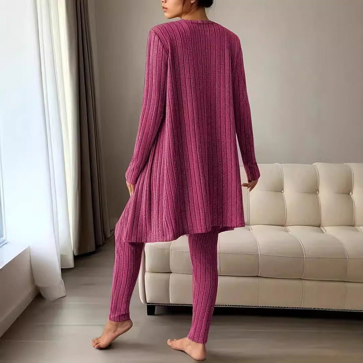 Chic and Stylish Comfortable Knit Loungewear Set for Women