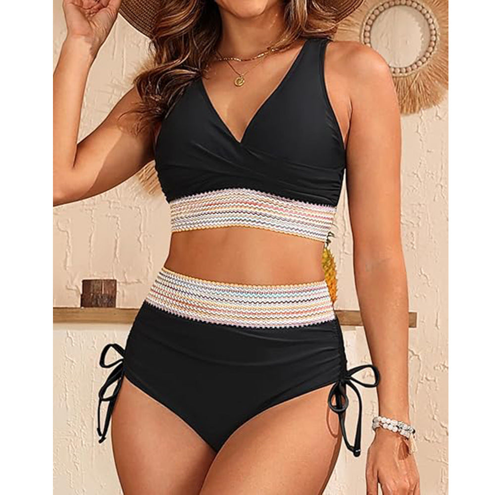 Ladies' bikini set with adjustable belt and elegant top Lune London