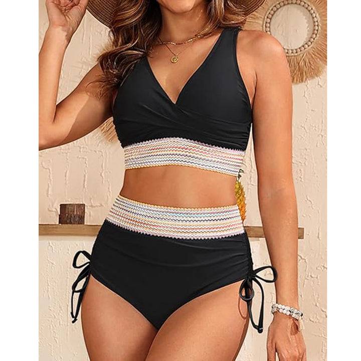 Ladies' bikini set with adjustable belt and elegant top Lune London