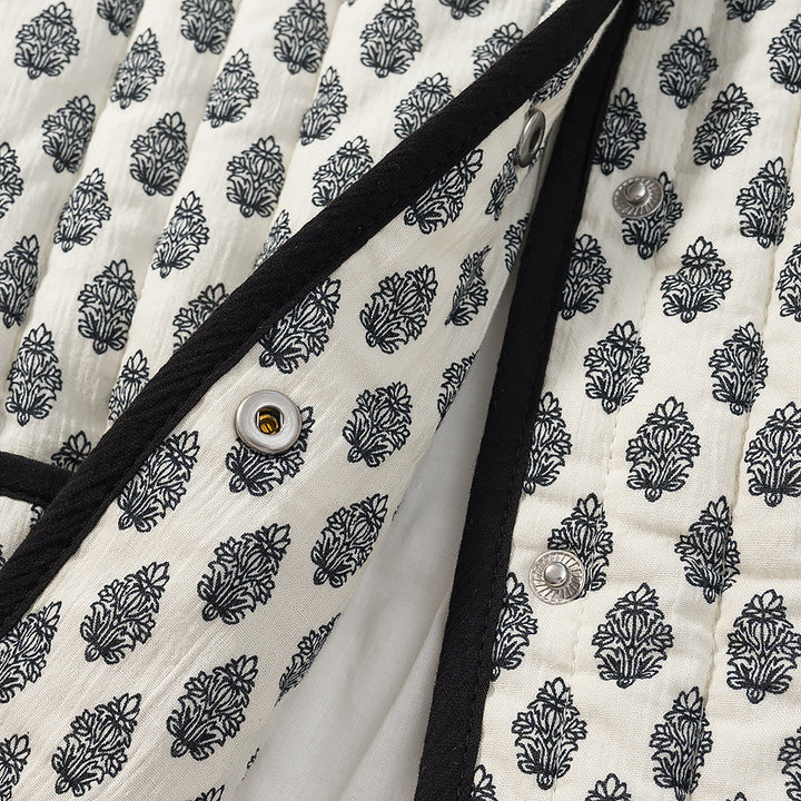 Veste matelassée pour femmes avec motif tendance et poches pratiques Chic & Stil