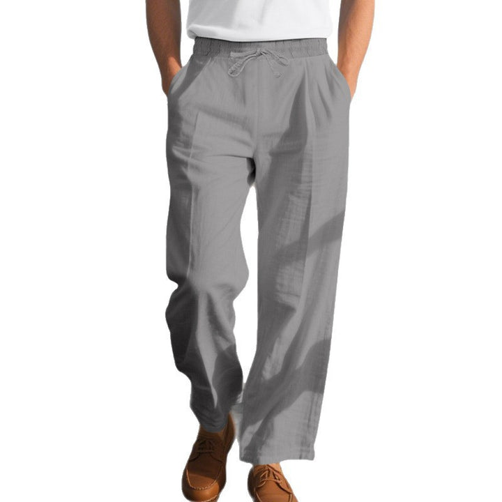 Men's casual beach pants with adjustable waistband and breathable material Lune London