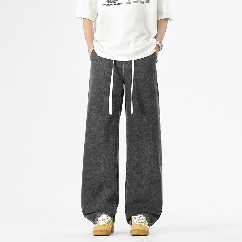 Casual loose pants for men with elastic waistband and pockets Lune London