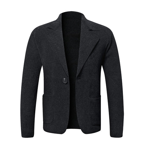 Elegant knit jacket for men with practical pockets Lune London