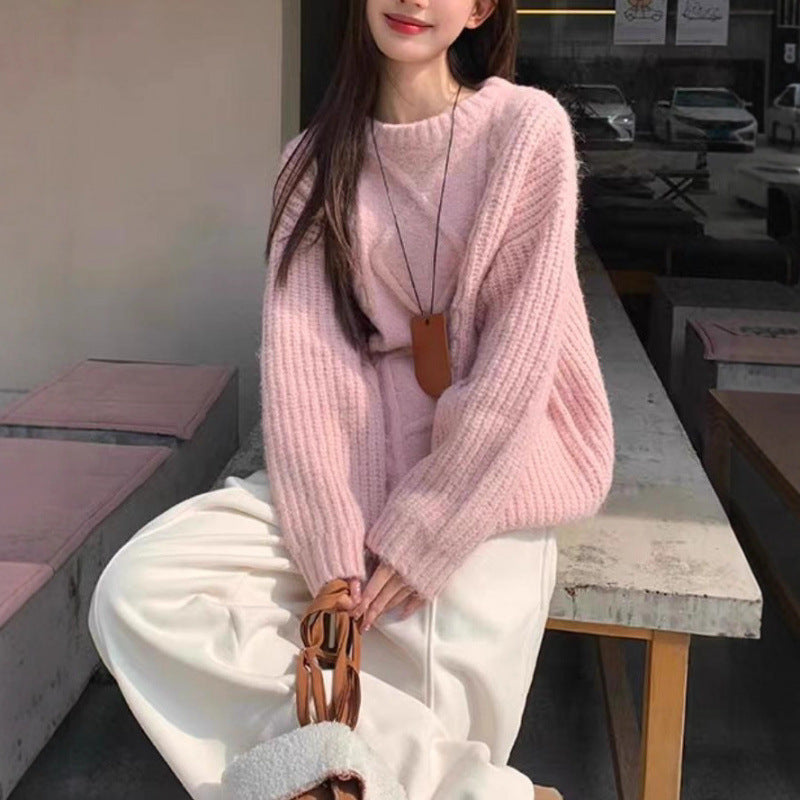 Pull oversized confortable pour femme en maille fine Chic & Stil