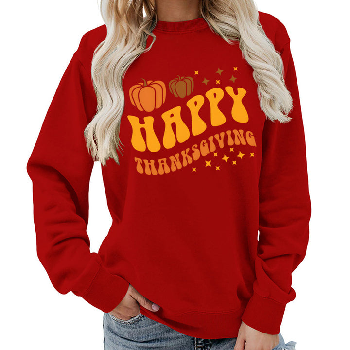 Pull pour les femmes avec motif de citrouille festive et coupe confortable Chic & Stil