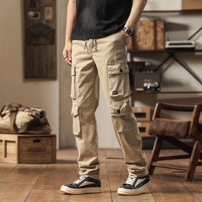Pantalon de jogging cargo pour hommes avec poches pratiques Lune London