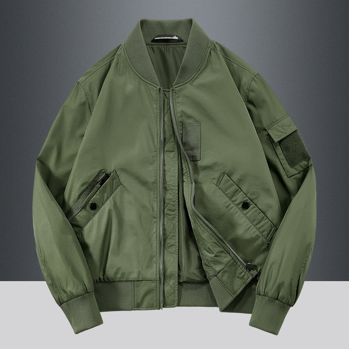 Casual bomber jacket for men with practical zip pockets Lune London