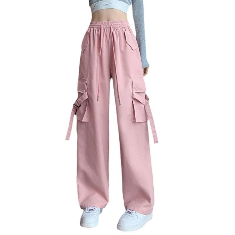 Women's cargo pants with adjustable drawstrings Chic & Stil