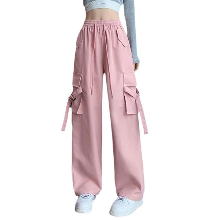 Women's cargo pants with adjustable drawstrings Chic & Stil