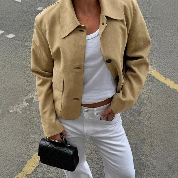 Women Suede Blazer Lune London