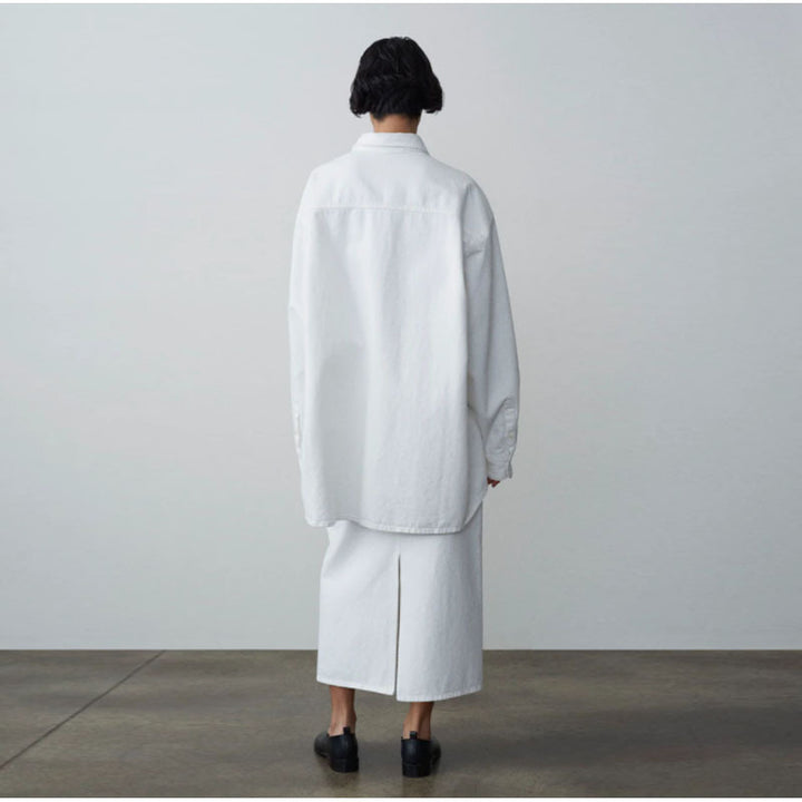 Chemisier oversize pour femmes en mélange de coton de haute qualité Chic & Stil