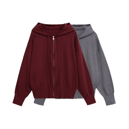 Casual zip-up hooded jacket for women Lune London
