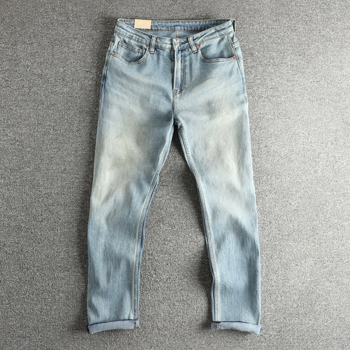 Women's denim pants with a modern slim fit, casual design and high waist Lune London