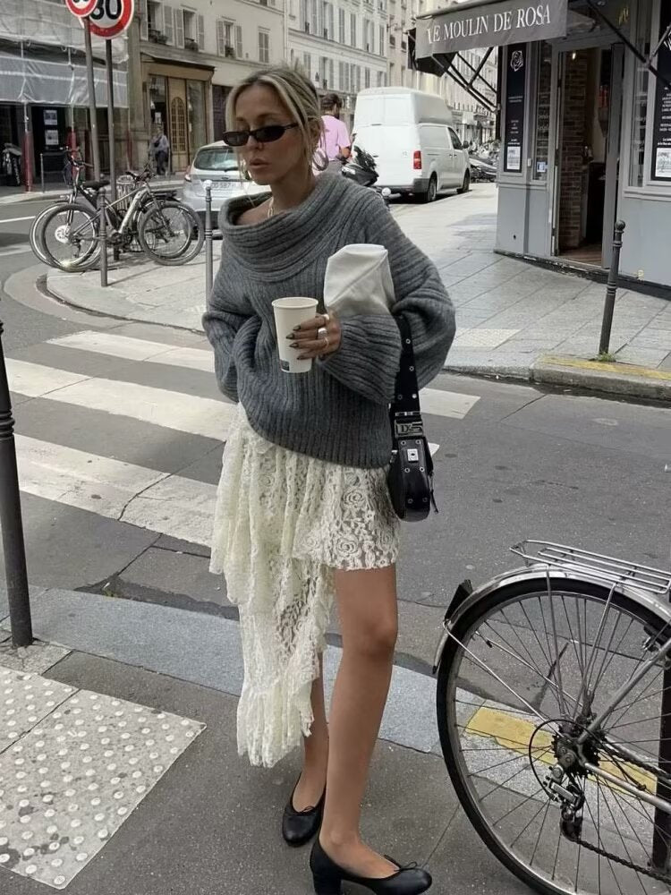 Women’s elegant and comfortable turtleneck sweater Lune London