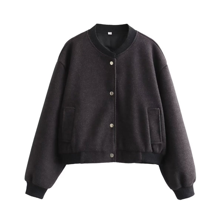 Women’s button sports jacket with practical pockets Lune London