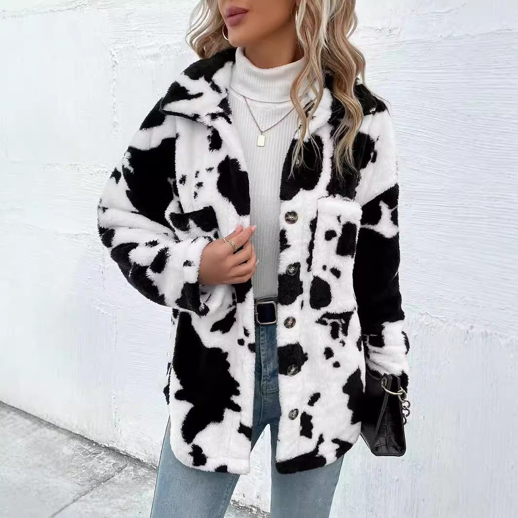Ladies Soft Checkered Jacket Lune London