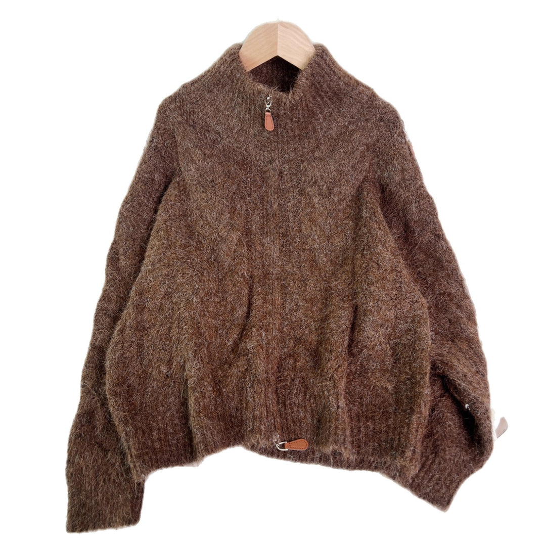 Veste en tricot pour femmes avec design de câble texturé Chic & Stil