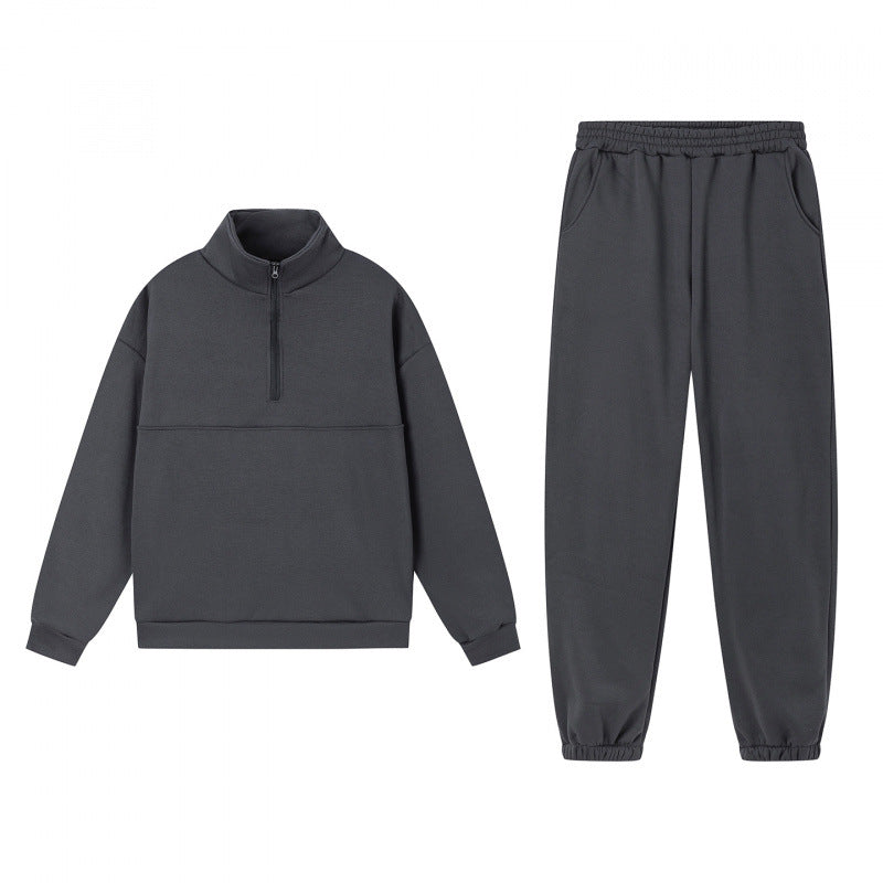 Ensemble de sweatshirts de sport pour femmes avec col montant et poignets élastiques Chic & Stil