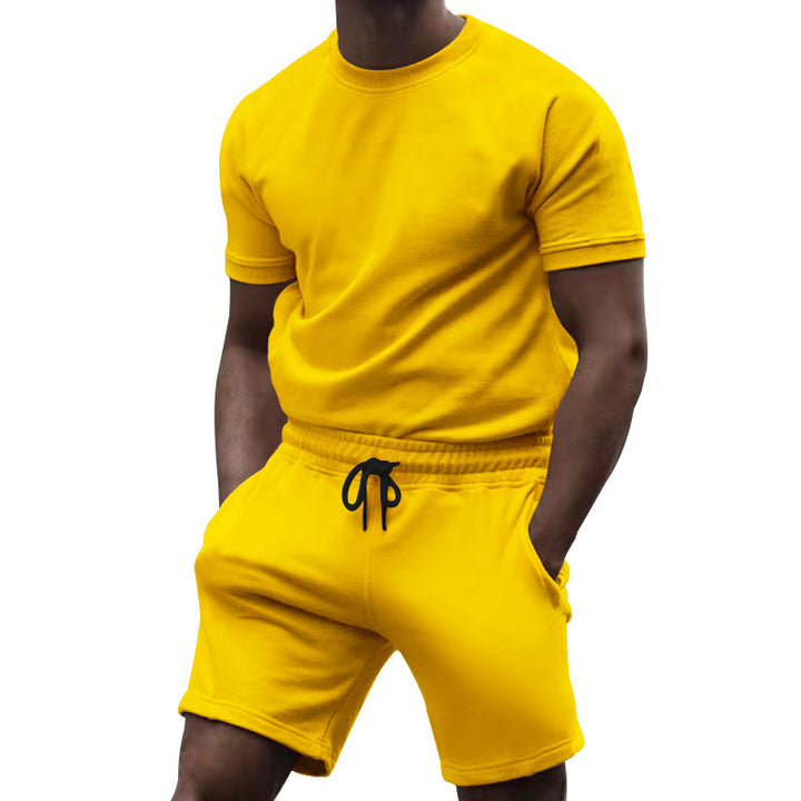 Casual sports set for men with high-quality crew neck and elastic waist Lune London