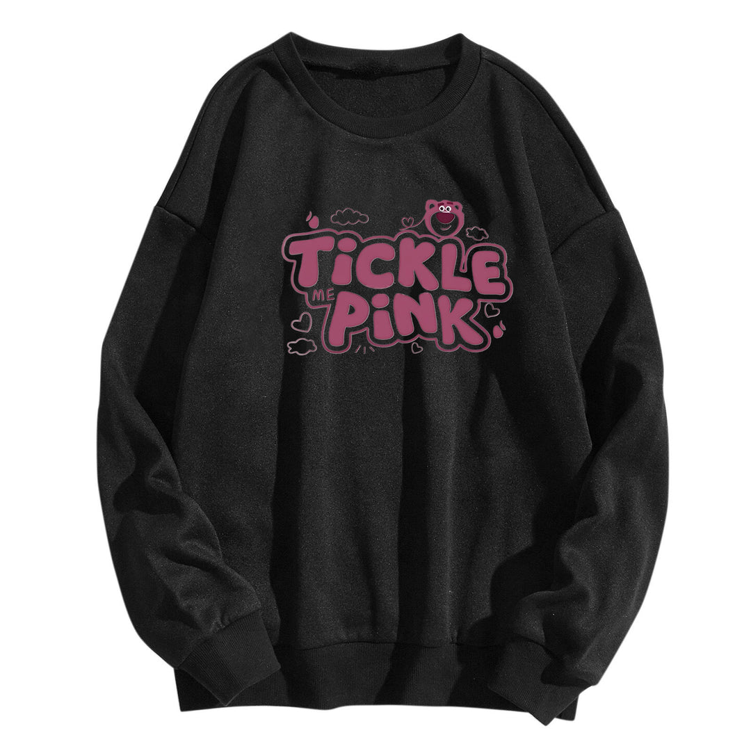 Women's sweatshirt in casual design with cheerful print Chic & Stil