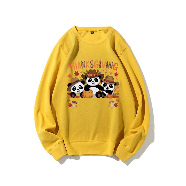 Sweat-shirt pour femmes avec design d'animal amusant et motif d'automne Chic & Stil