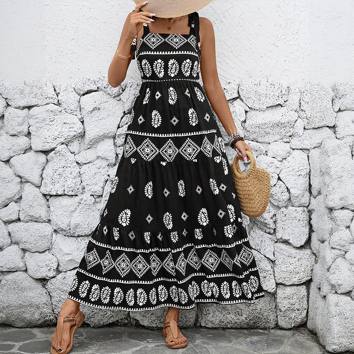Bohemian Women Layered Maxi Dress Lune London