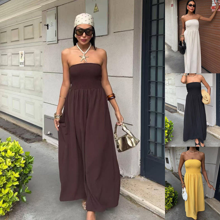 Lune London Strapless Maxi Dress
