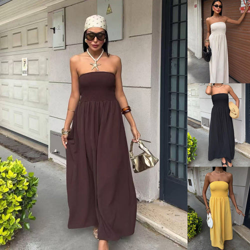 Lune London Strapless Maxi Dress