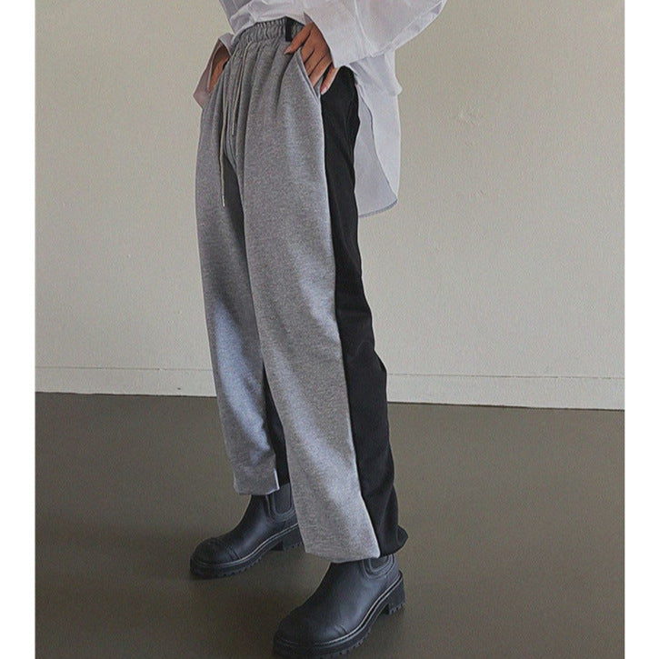 Ladies sporty leisure pants with side color details Chic & Stil